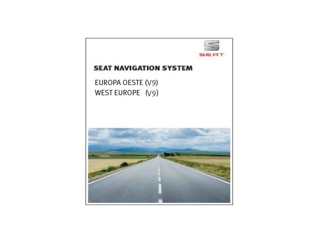 Оновлення картографії для SEAT Media System 2.1/2.2 – Західна Європа, випуск 9