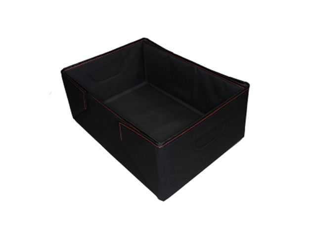 Folding box for luggage compartment