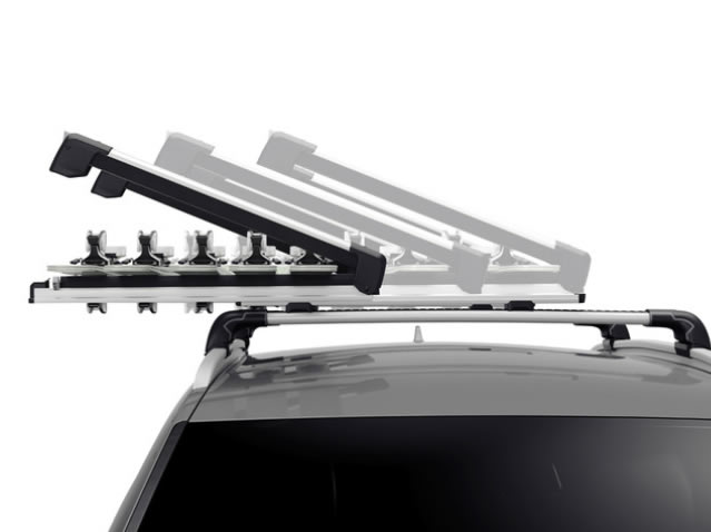 Extendable ski & snowboard rack