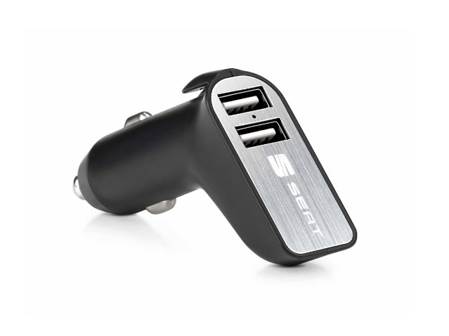 Dvostruki USB uređaj za punjenje + čekić za slučaj nužde + nož za sigurnosni pojas