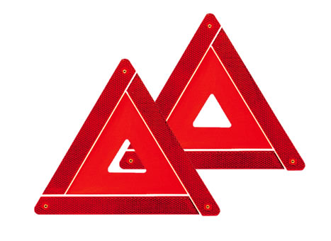 Conjunto duplo triângulo de emergência