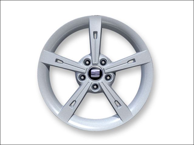 17” alloy wheel, Metallic silver ALHENA
