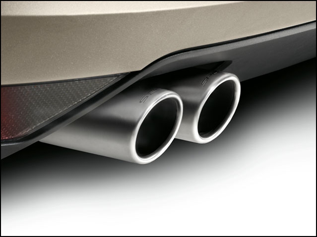 Twin tailpipe (engine specifications BLR, BVY, BKD, AZV, BMM, BWA, BWA1, BMN, BVZ)