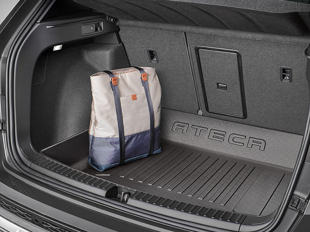High-edge protective luggage compartment inlay