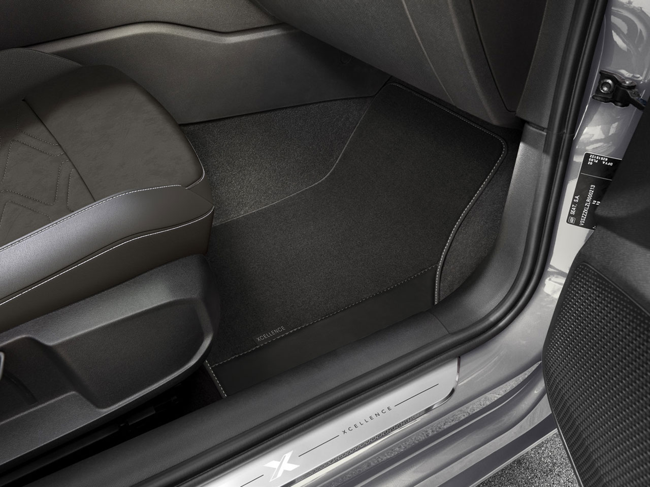 Textilfußmatte Xcellence GD Schwarz
