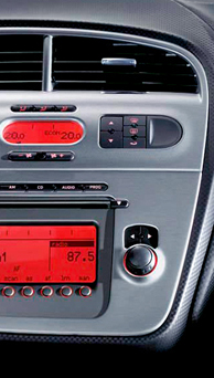 Acabado aluminio aire acondicionado con radio