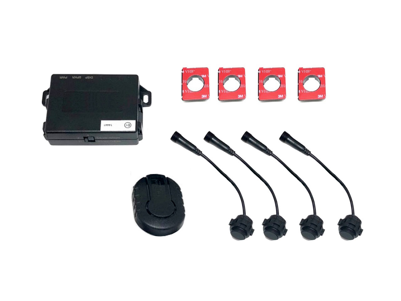 Kit sensor aparcamiento con pantalla 4 traseros